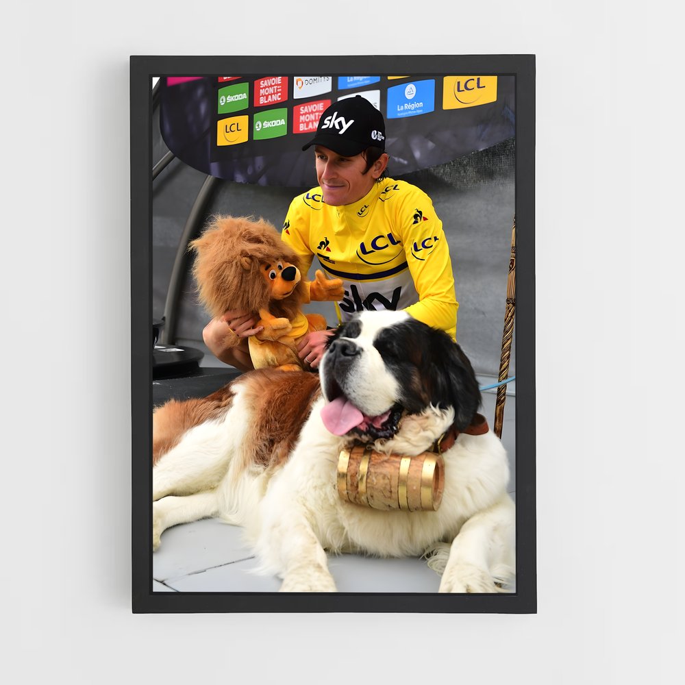 Poster Criterium de dauphine – affiche Cyclisme (vue 2)